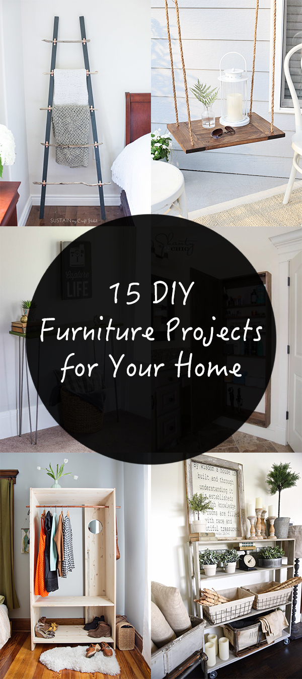 15 Awesome DIY Furniture Projects for Your Home