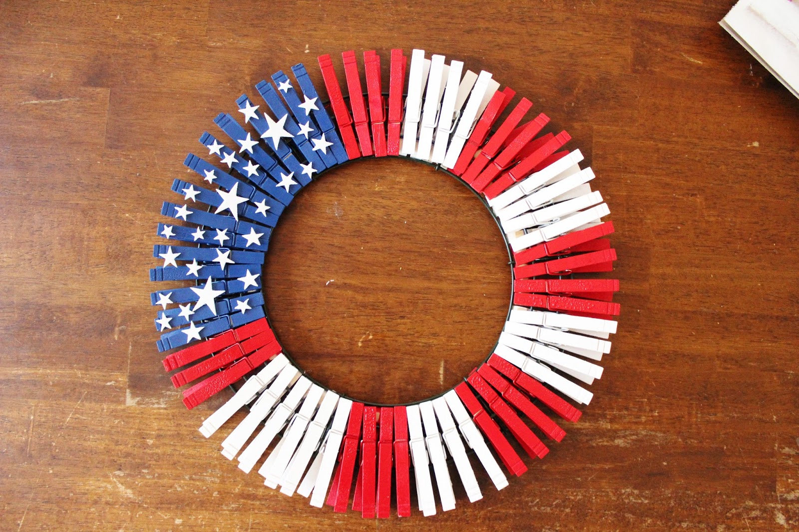 American Flag Wreath