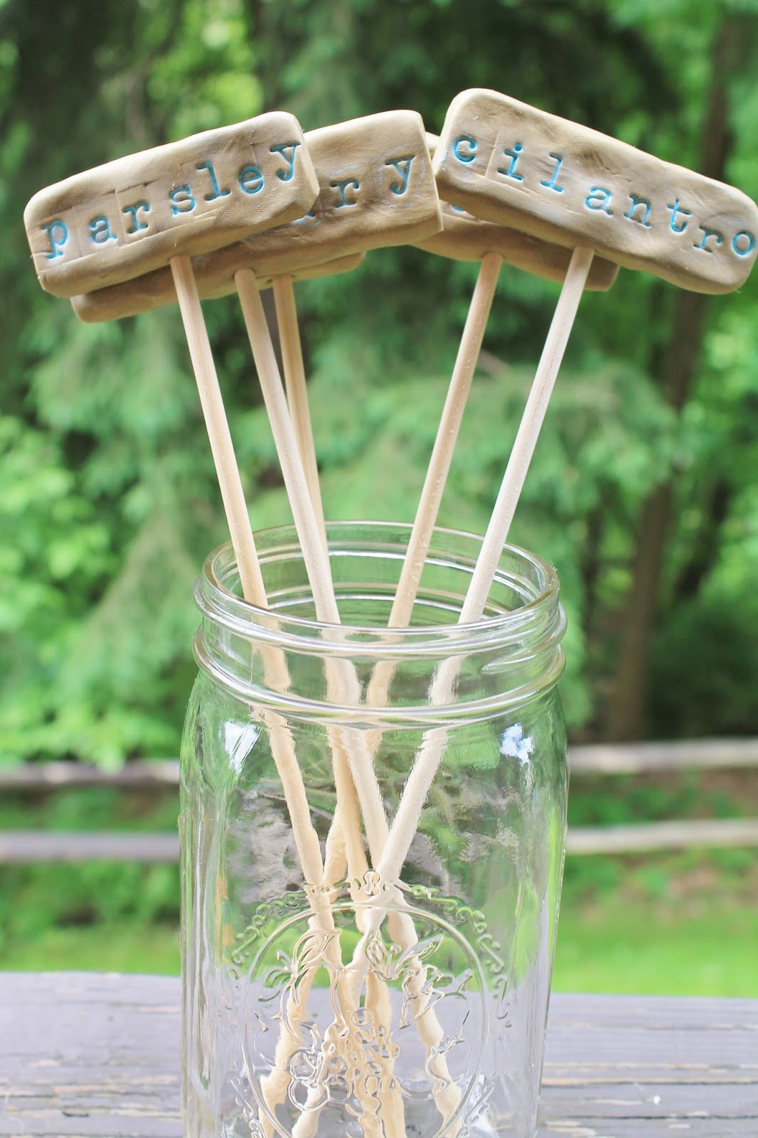 Clay Plant Markers