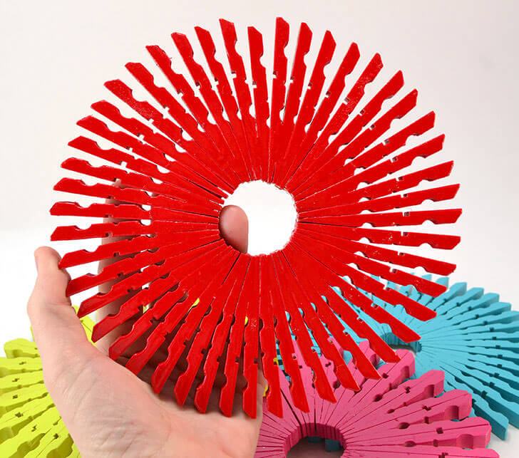 clothespin trivets