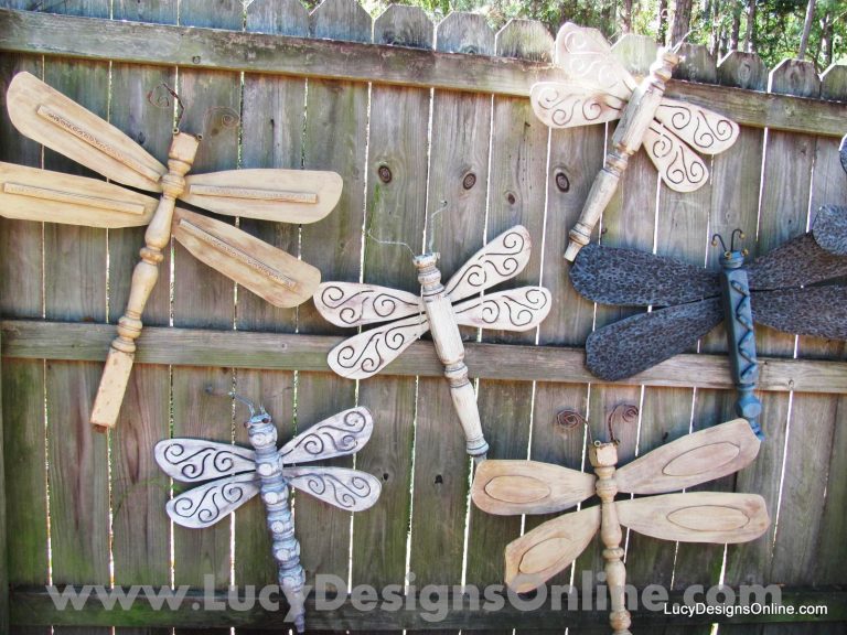 Dragonflies Made Out of Furniture Elements