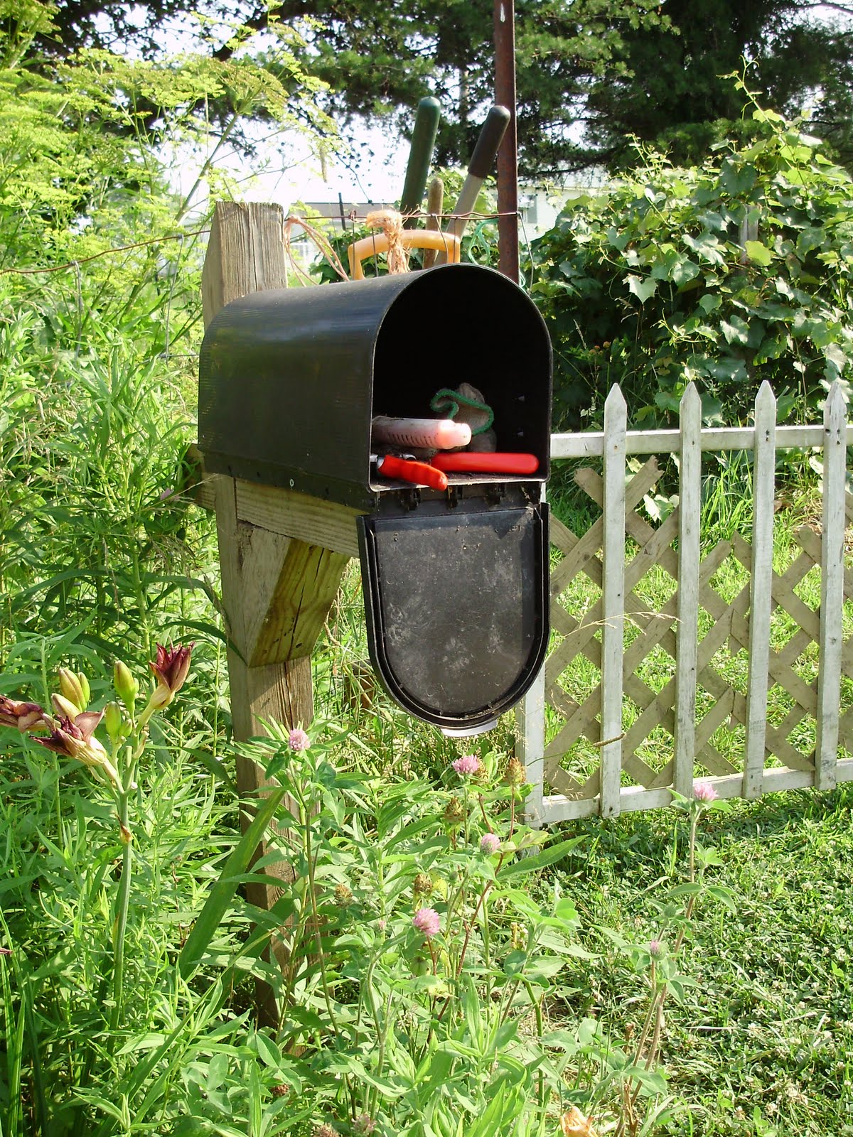 Garden Mailbox Toolshed