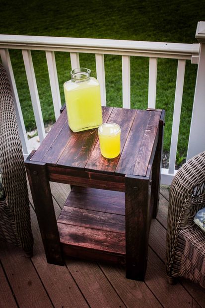 Pallet End Table