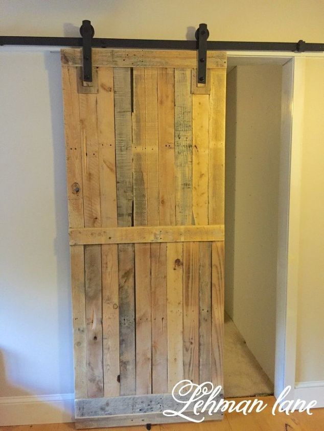 Pallet Sliding Barn Door