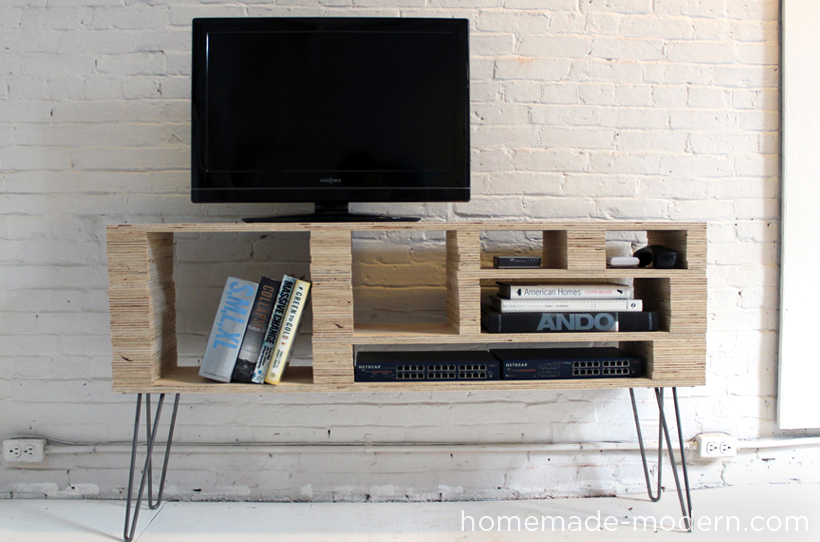 Plywood Media Console