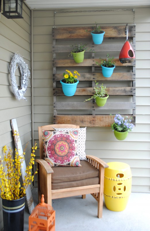 Vertical Pallet Garden