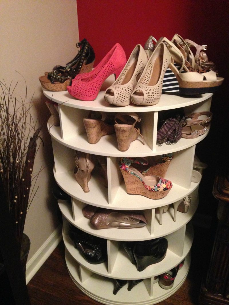 Rotating Shoe Rack