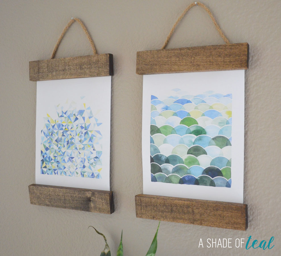 Rustic Handing Art Using Scrap Wood