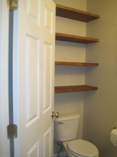 Shelves Above Toilet