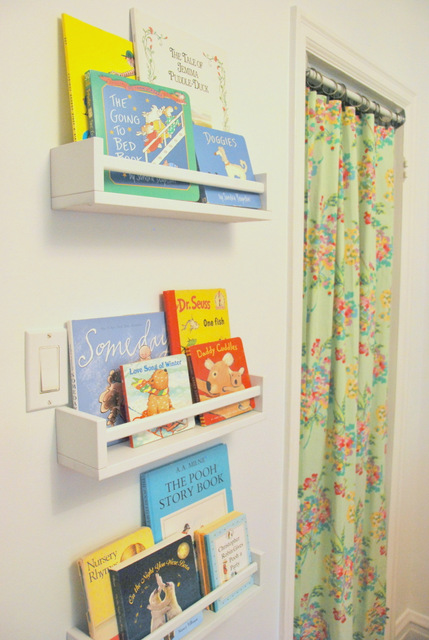 Turn Spice Racks into Bookshelves