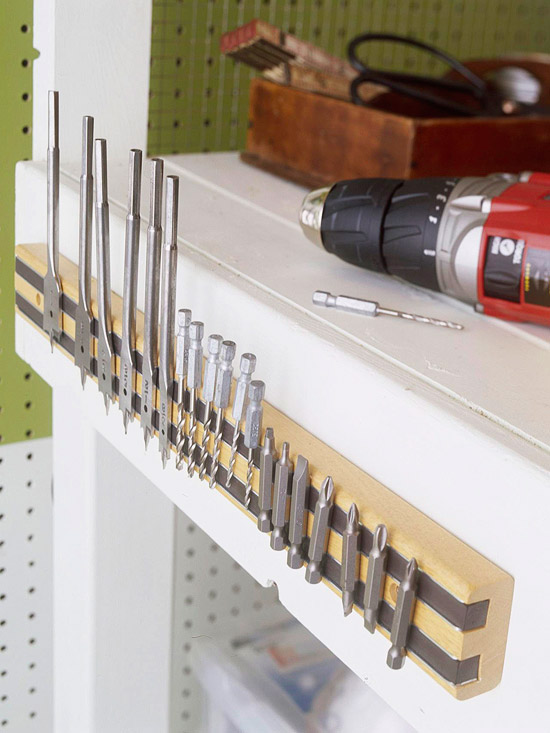 Drill Bit Storage Rack