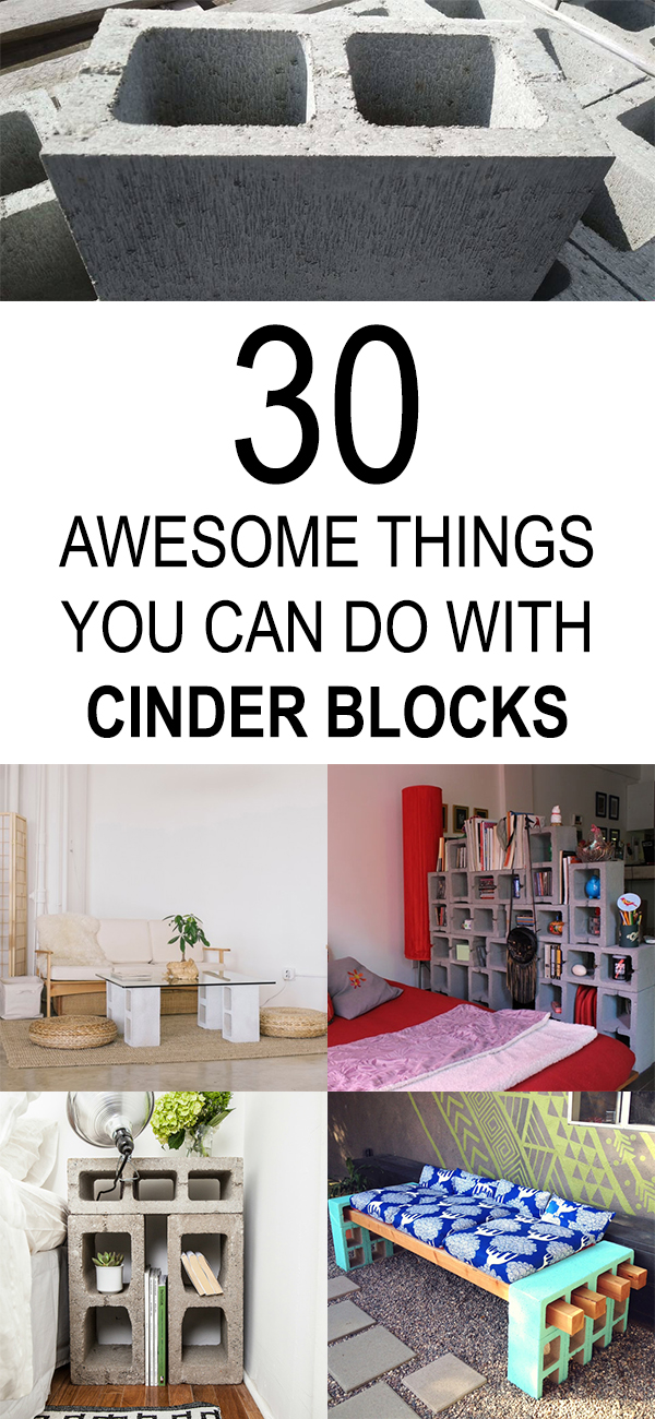 30 Awesome Things You Can Do with Cinder Blocks
