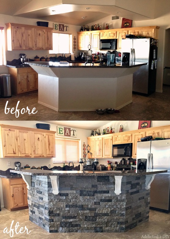 Stone Kitchen Island