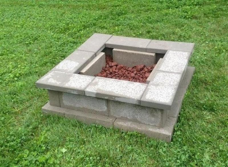 Cinder Block Fire Pit