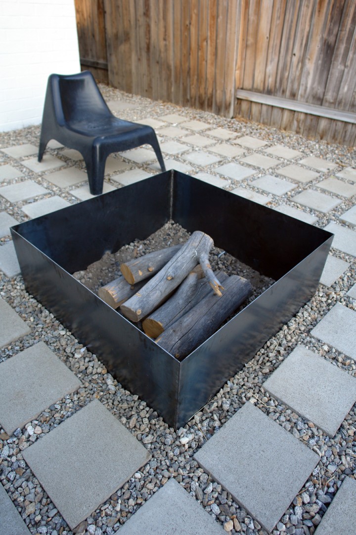 Steel Box Fire Pit