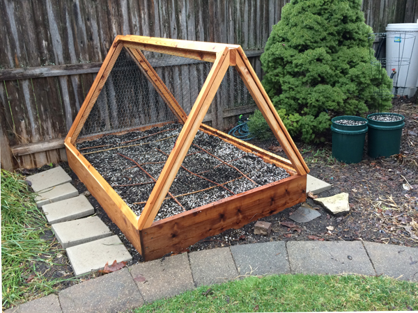 Covered Raised Garden Bed