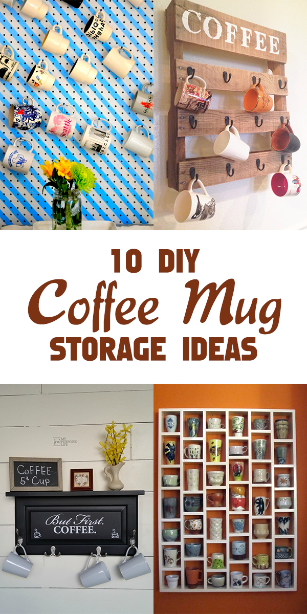 DIY Mug Rack with K-Cup® Storage