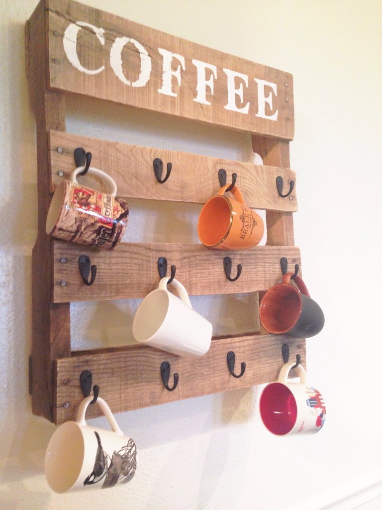 Pallet Coffee Cup Holder