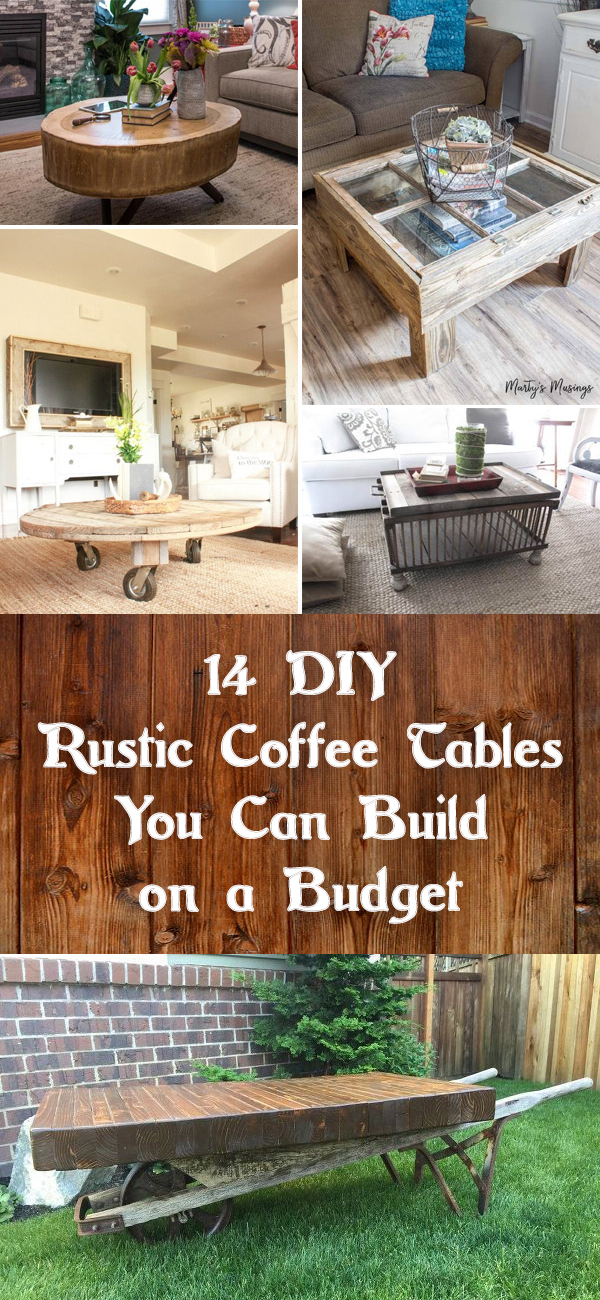 14 DIY Rustic Coffee Tables You Can Build on a Budget