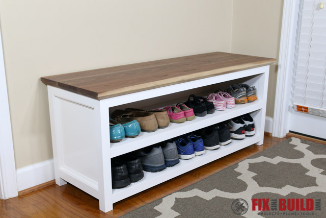 Entryway Shoe Storage Bench