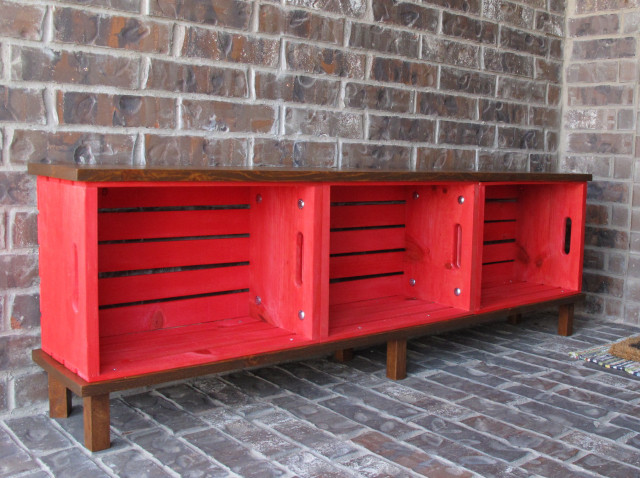 Wood Crate Bench