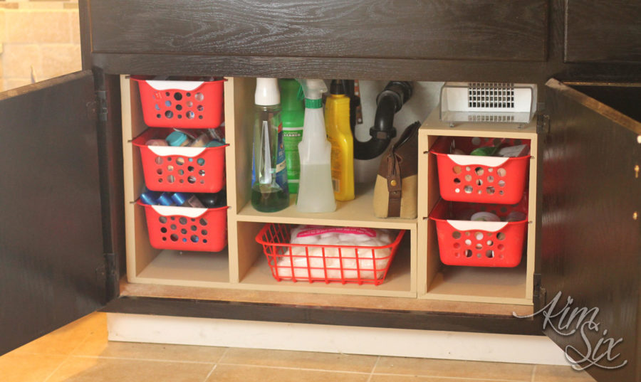 Undersink Cabinet Organizer with Pull Out Baskets