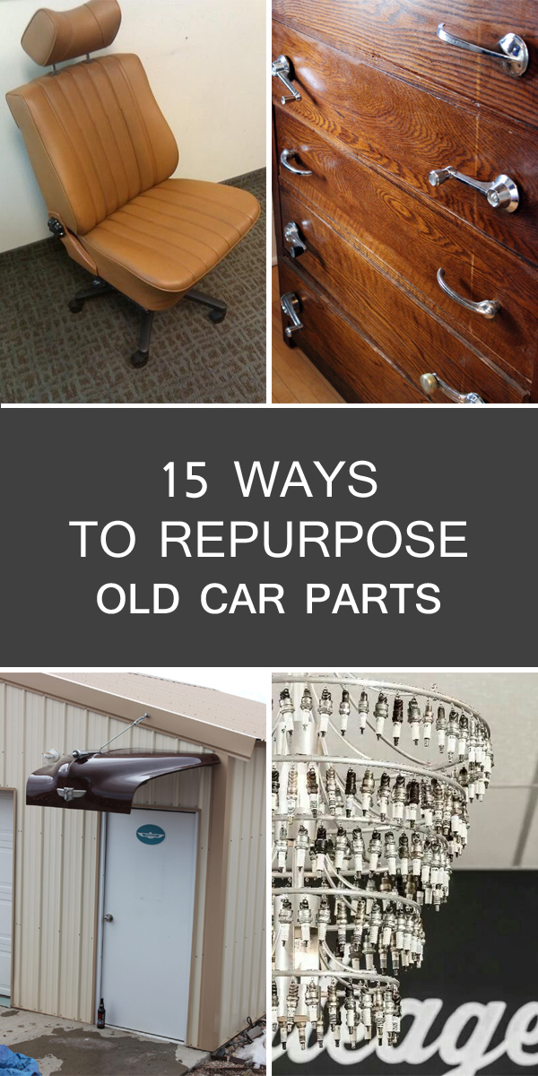 15 Creative Ways To Repurpose Old Car Parts Around Your Home