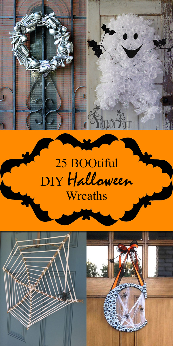 25 BOOtiful DIY Halloween Wreaths