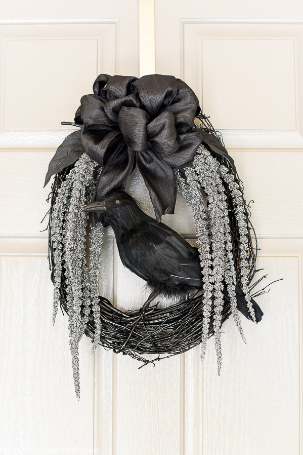 Black Crow Halloween Wreath