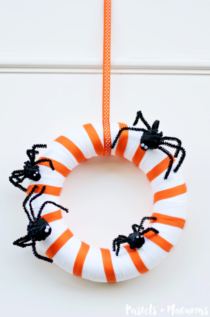 Spider Family Halloween Wreath