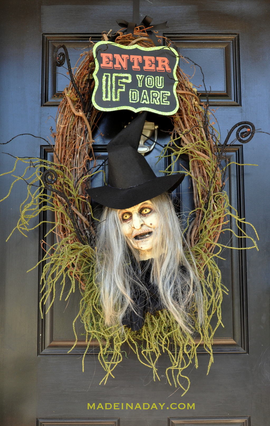 Wicked Witch Halloween Wreath