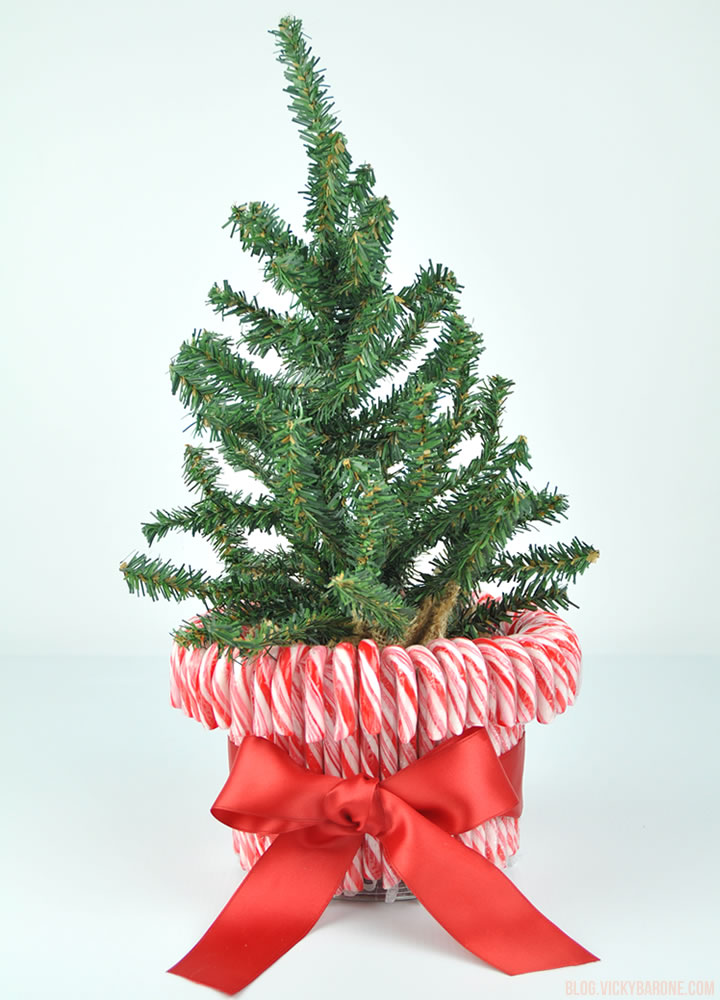 Candy Cane Vase