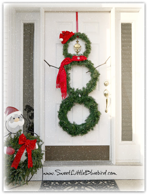 Snowman Christmas Wreath