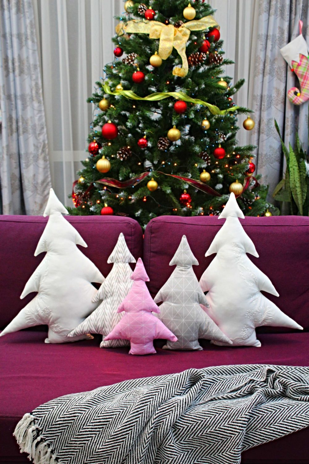 Christmas Tree Pillows