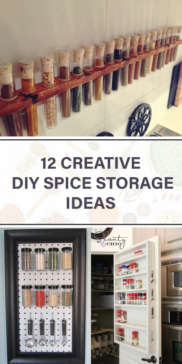 12 Creative DIY Spice Storage Ideas