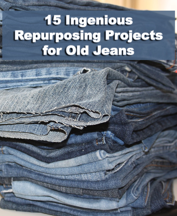 15 Ingenious Repurposing Projects for Old Jeans