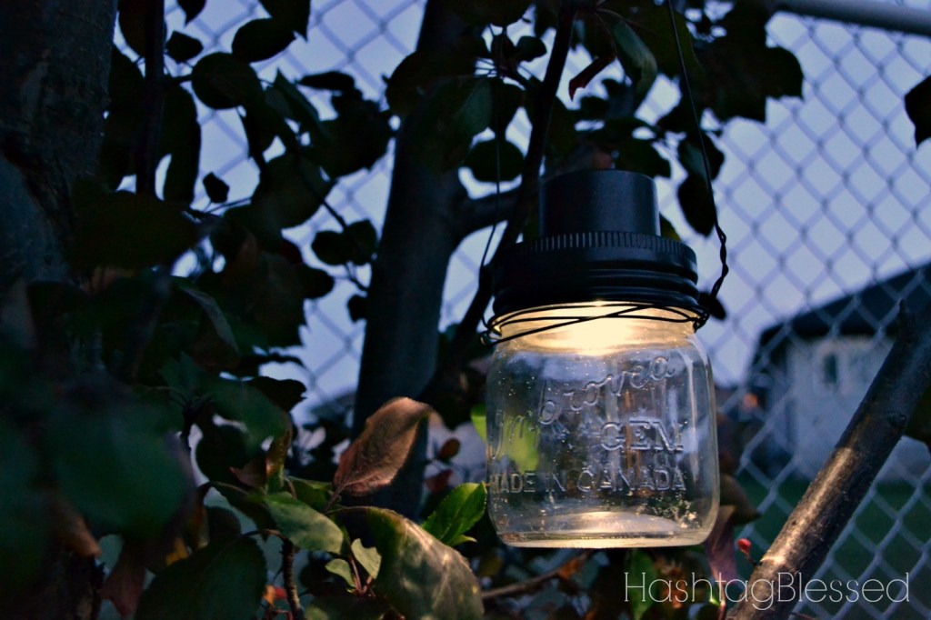 Hanging Mason Jar Solar Lights