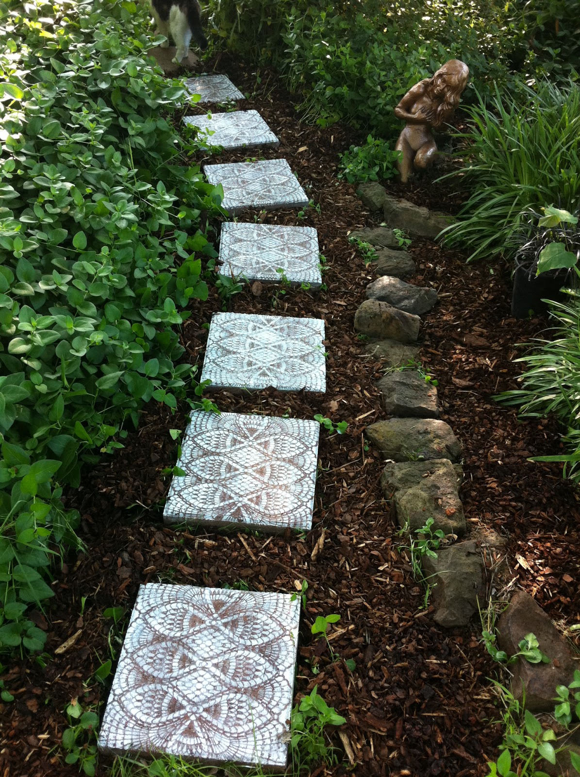 Lace-Like Stepping Stones