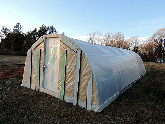 12’x30′ DIY PVC Greenhouse For $360