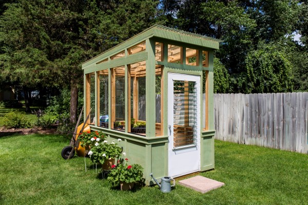 Old Window Greenhouse