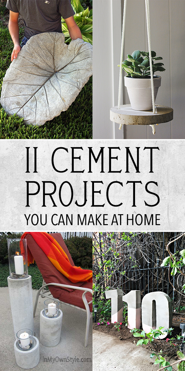 11 Amazing Cement Projects You Can Make At Home