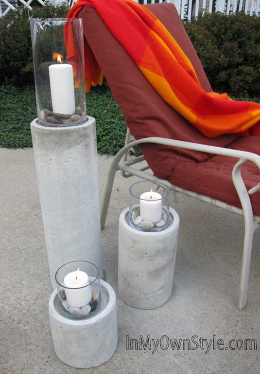 Outdoor Fire Columns