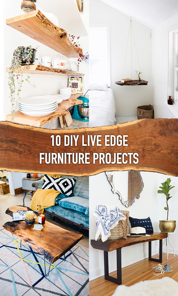 10 DIY Live Edge Furniture Projects