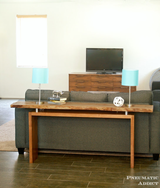 Floating Top Console Table