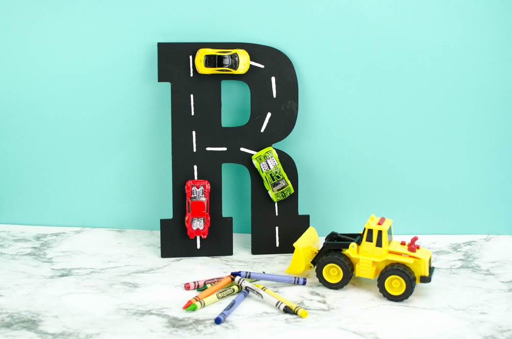 Racetrack Letter Wall Art