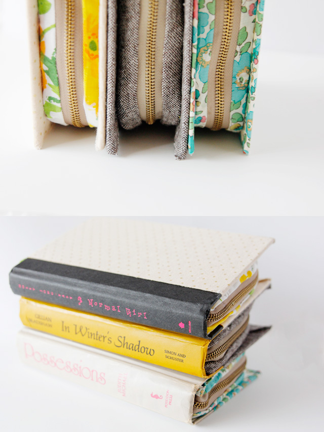 Zipper Book Cover Clutch