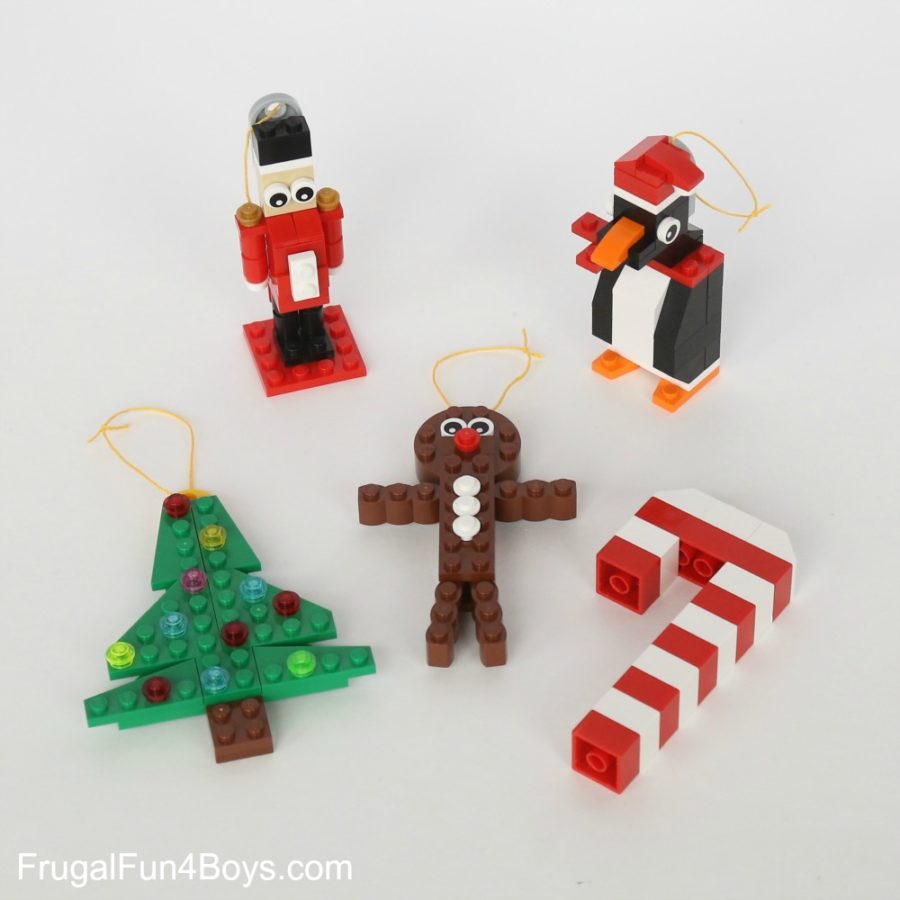 LEGO Christmas ornaments