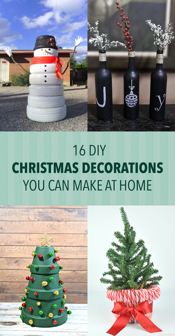 16 Cool DIY Christmas Decorations You Can Make at Home  For DIYers