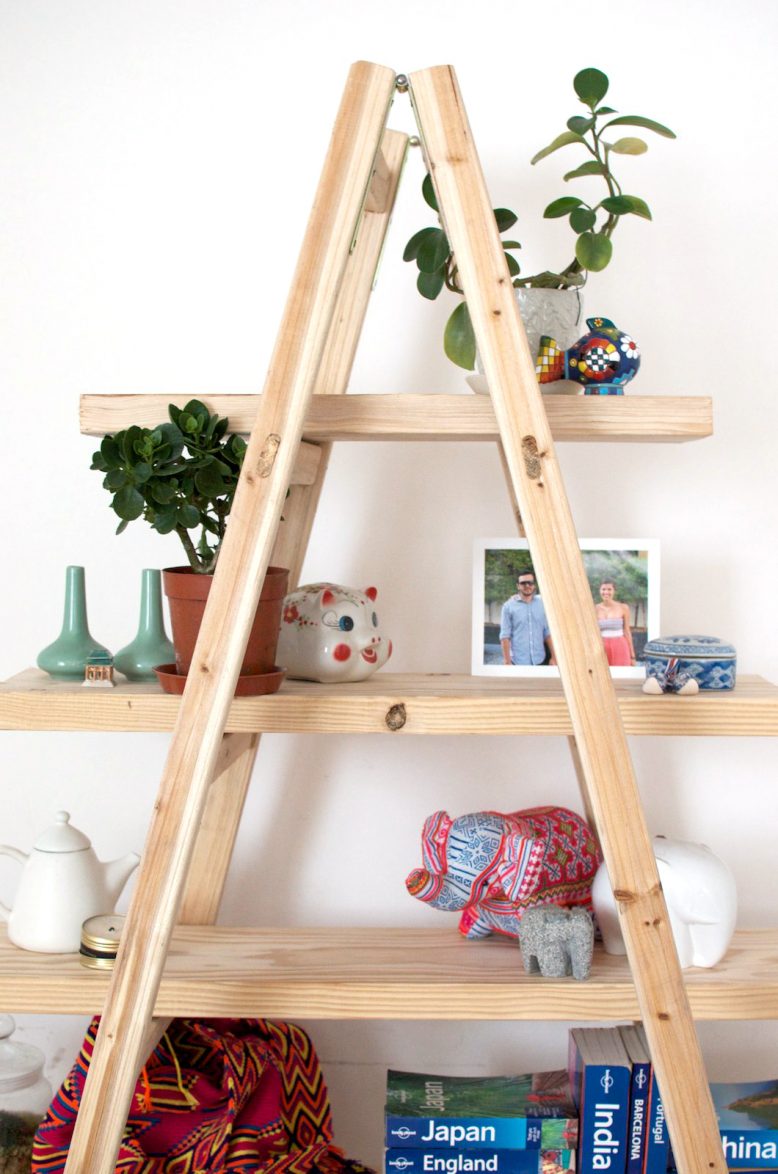 A-Frame Ladder Shelf