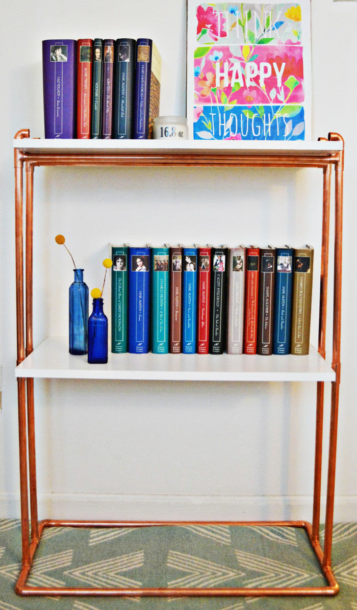 Copper Pipe Bookshelf